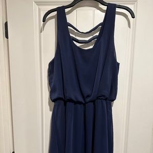 Xhilaration Navy Midi Dress